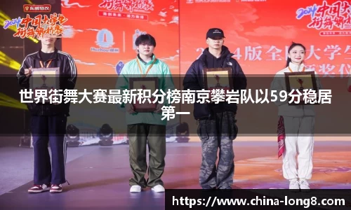 世界街舞大赛最新积分榜南京攀岩队以59分稳居第一