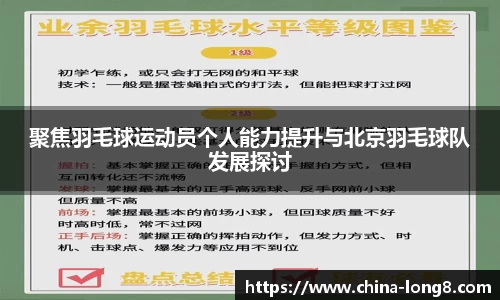 聚焦羽毛球运动员个人能力提升与北京羽毛球队发展探讨